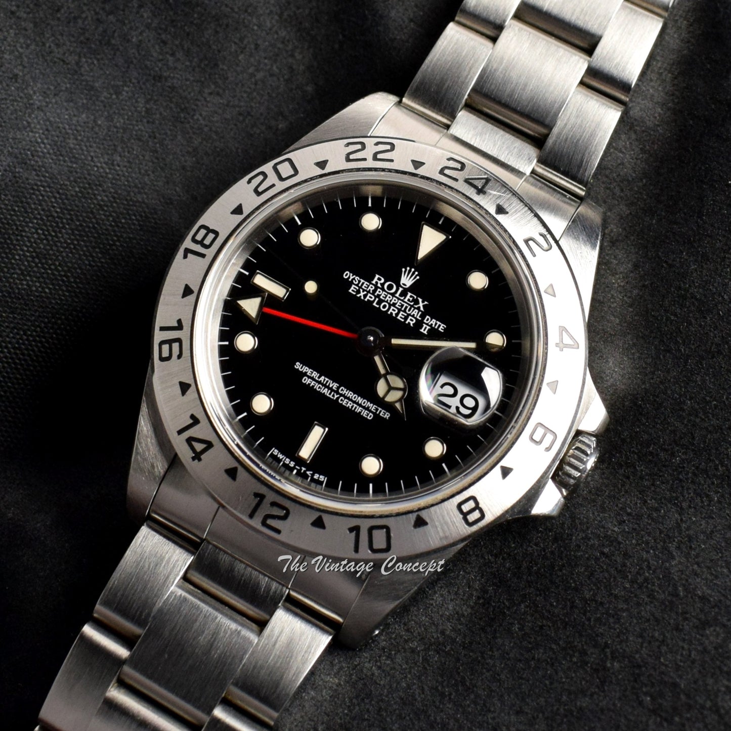 Rolex Explorer II Black Dial 16570 (SOLD)