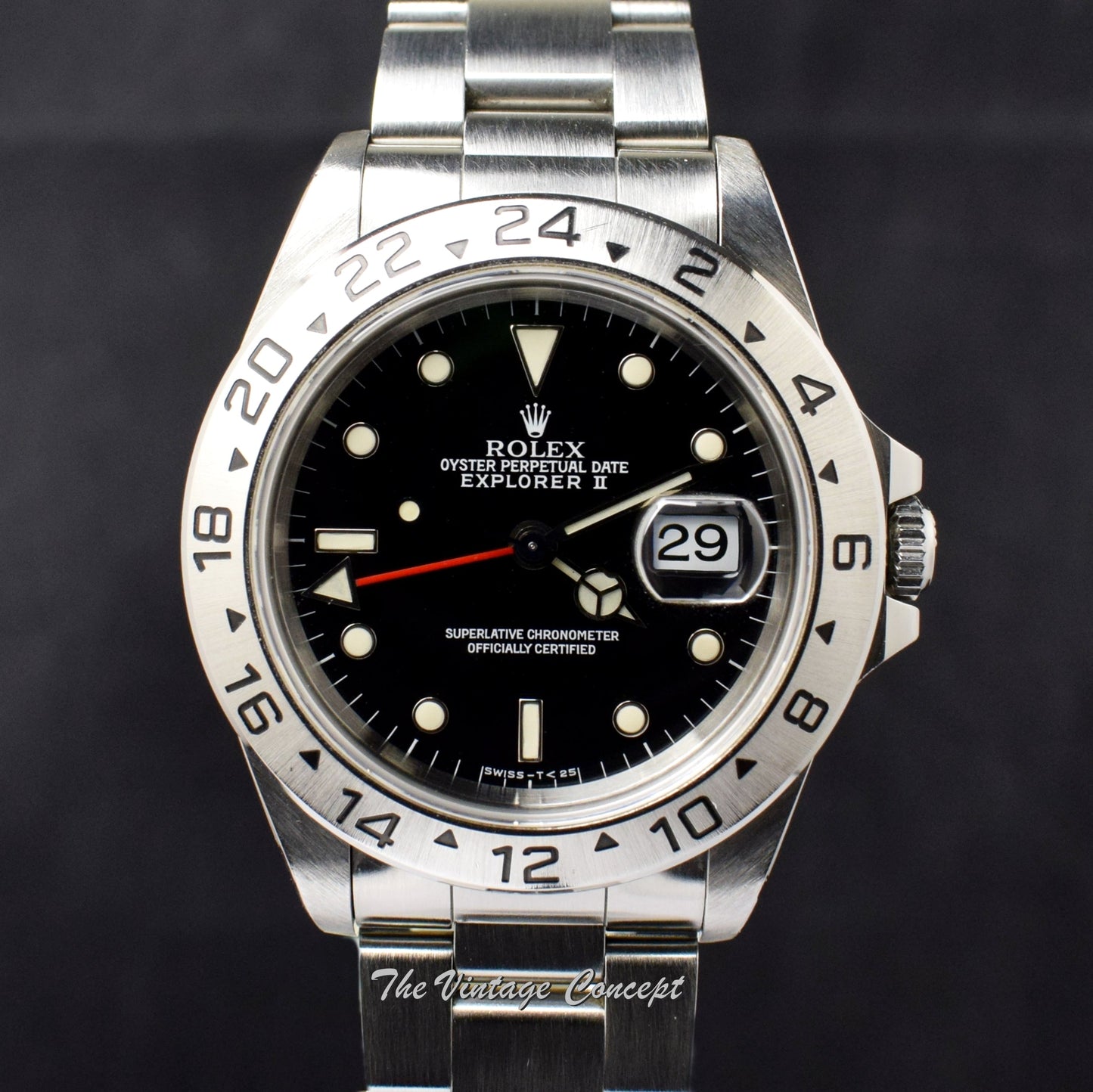 Rolex Explorer II Black Dial 16570 (SOLD)