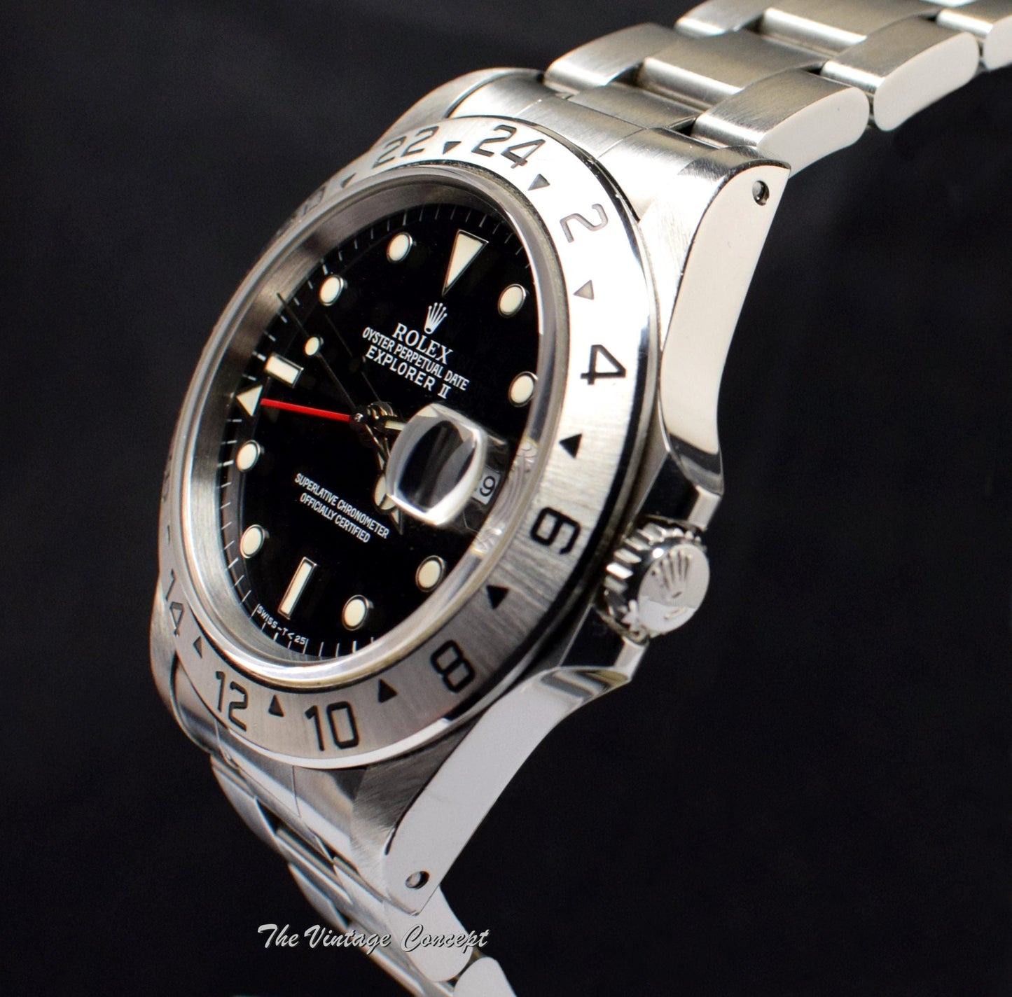 Rolex Explorer II Black Dial 16570 (SOLD)