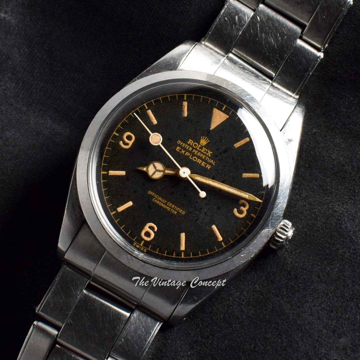 Rolex Explorer Chapter Ring Gilt Dial 6610  (SOLD)