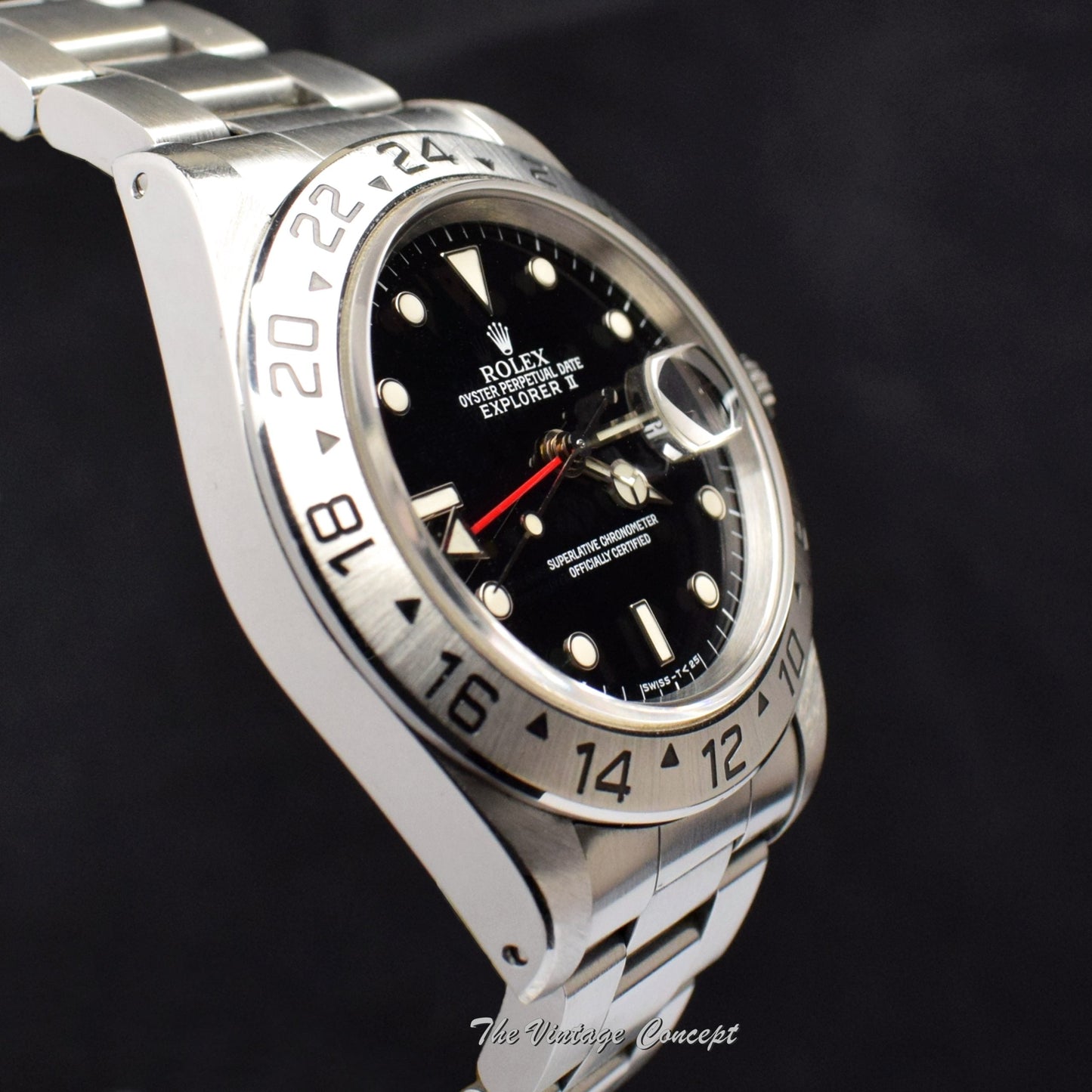 Rolex Explorer II Black Dial 16570 (SOLD)