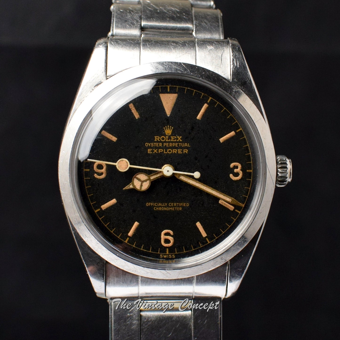 Rolex Explorer Chapter Ring Gilt Dial 6610  (SOLD)