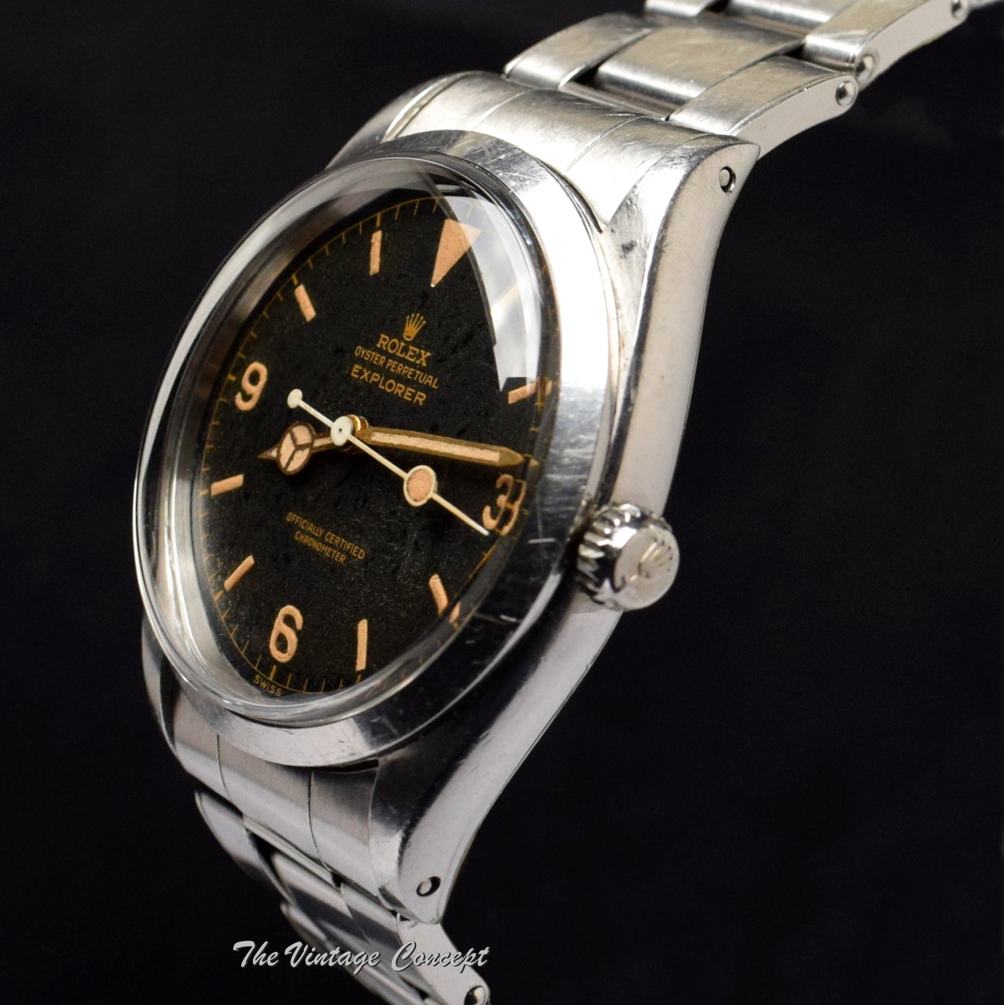 Rolex Explorer Chapter Ring Gilt Dial 6610  (SOLD)