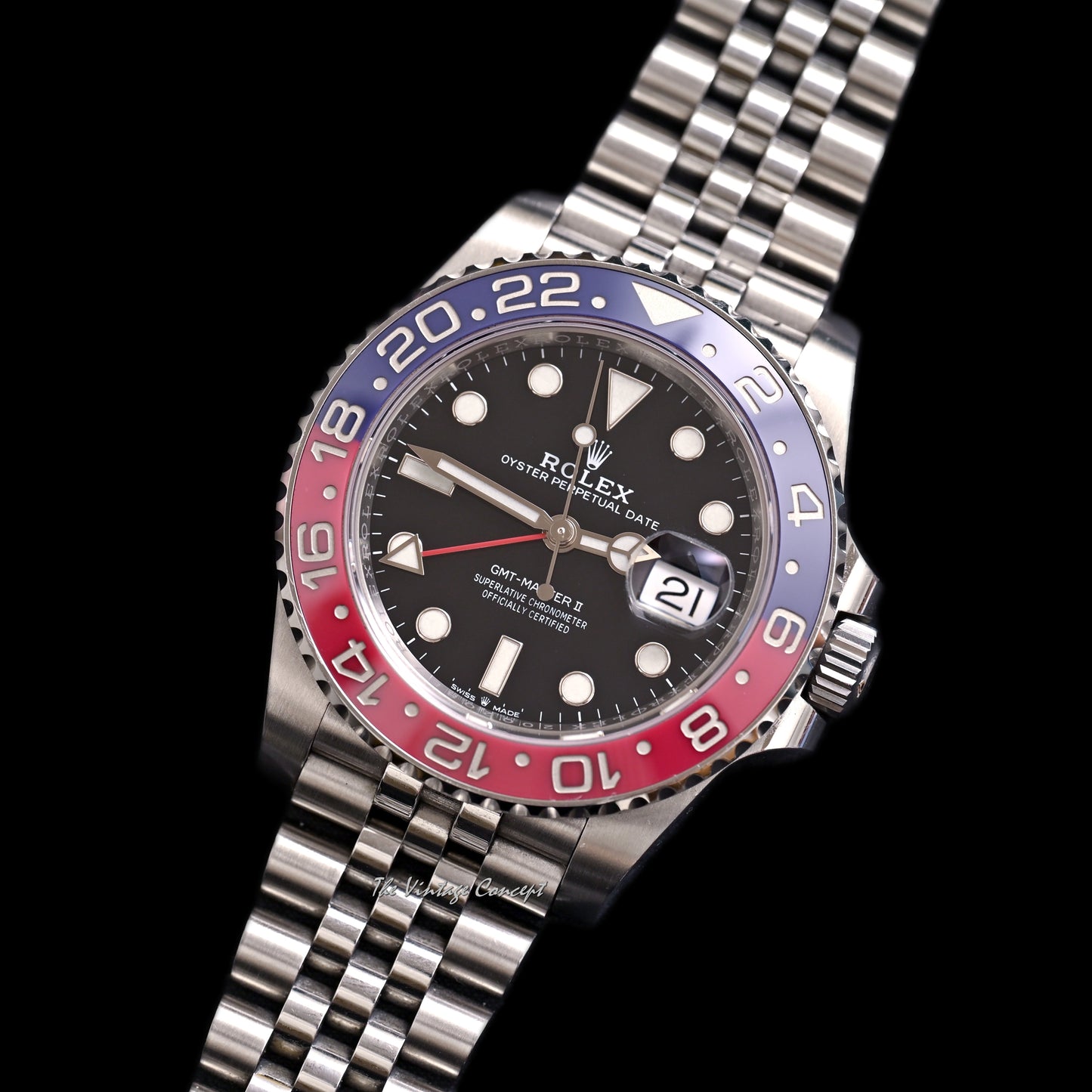 Rolex Steel GMT-Master II “Pepsi” from 2018 w/ full set Ref. 126710BLRO