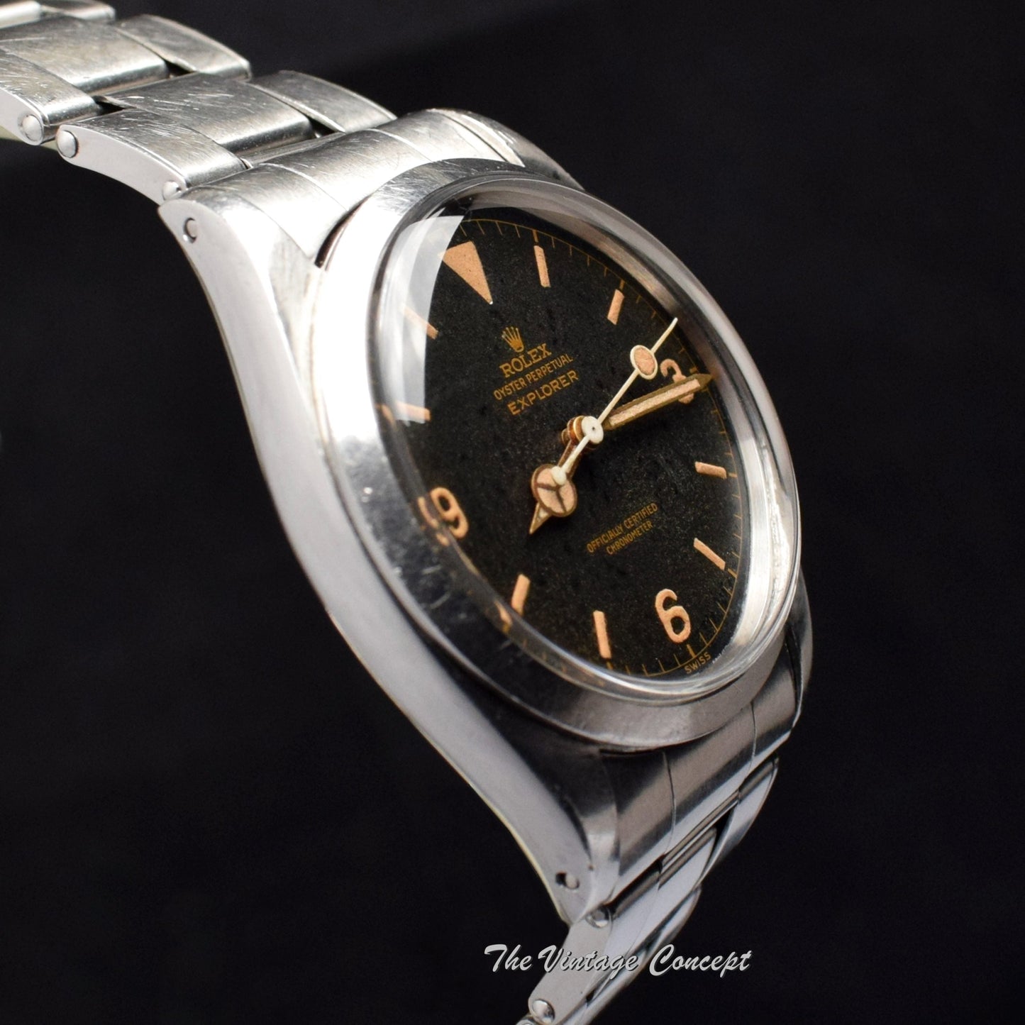 Rolex Explorer Chapter Ring Gilt Dial 6610  (SOLD)