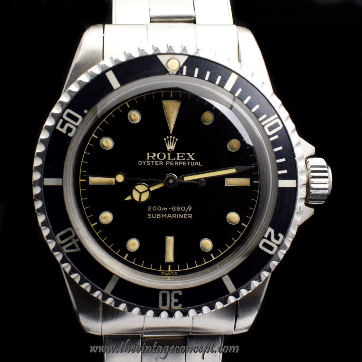 Rolex Submariner Gilt Dial Chapter Ring PCG 5512 (SOLD)