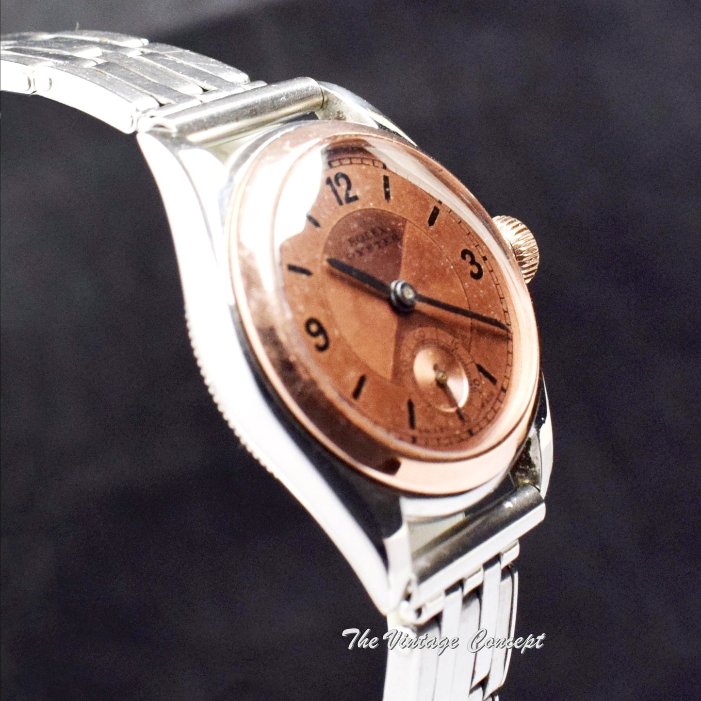 Rolex Oyster Two-Tone Sub Second Dial Manual Wind from 1930's (SOLD)