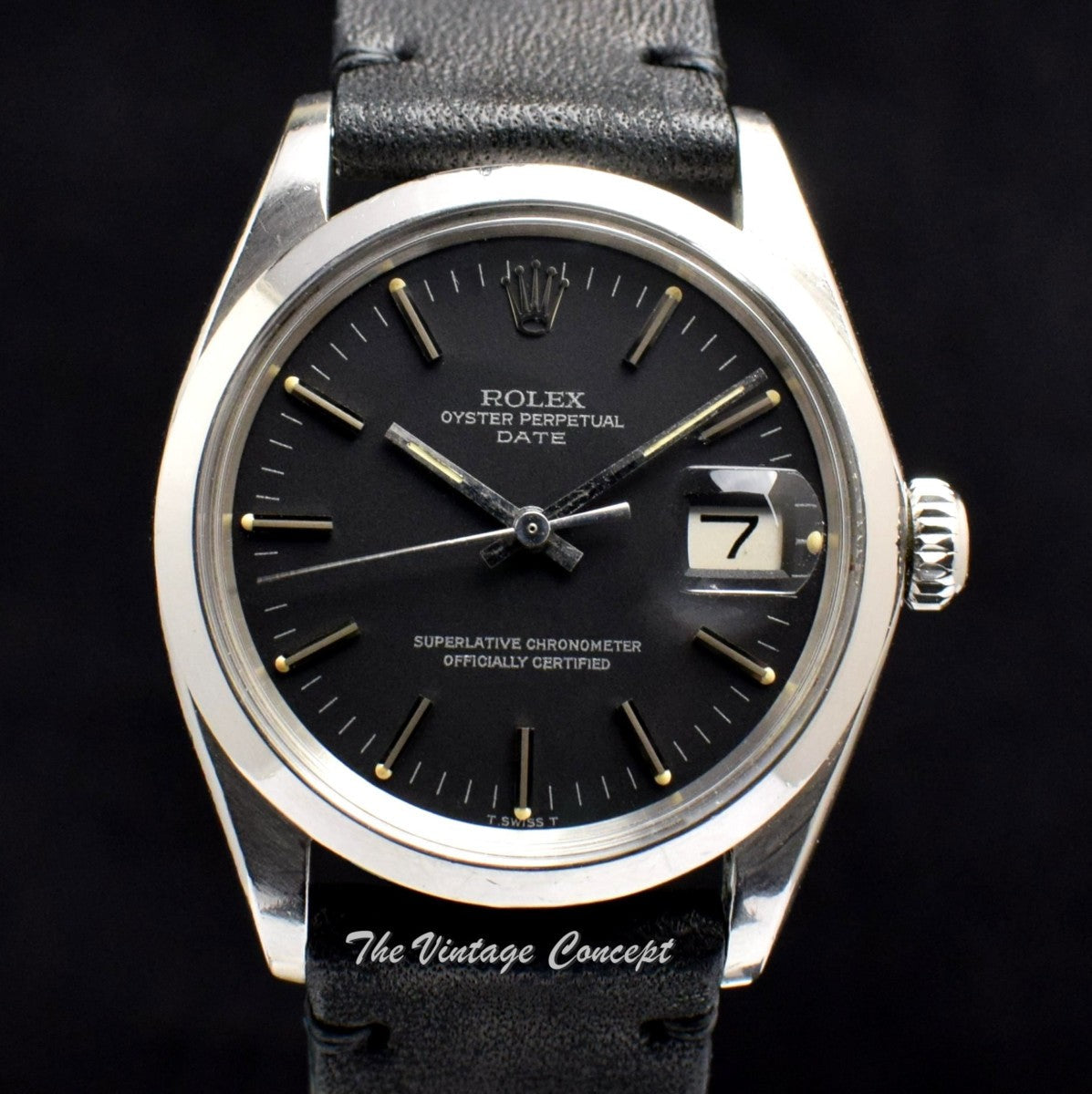 Rolex Oyster Perpetual Matte Black Dial 1500 (SOLD)