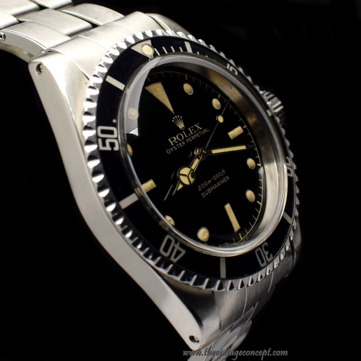 Rolex Submariner Gilt Dial Chapter Ring PCG 5512 (SOLD)