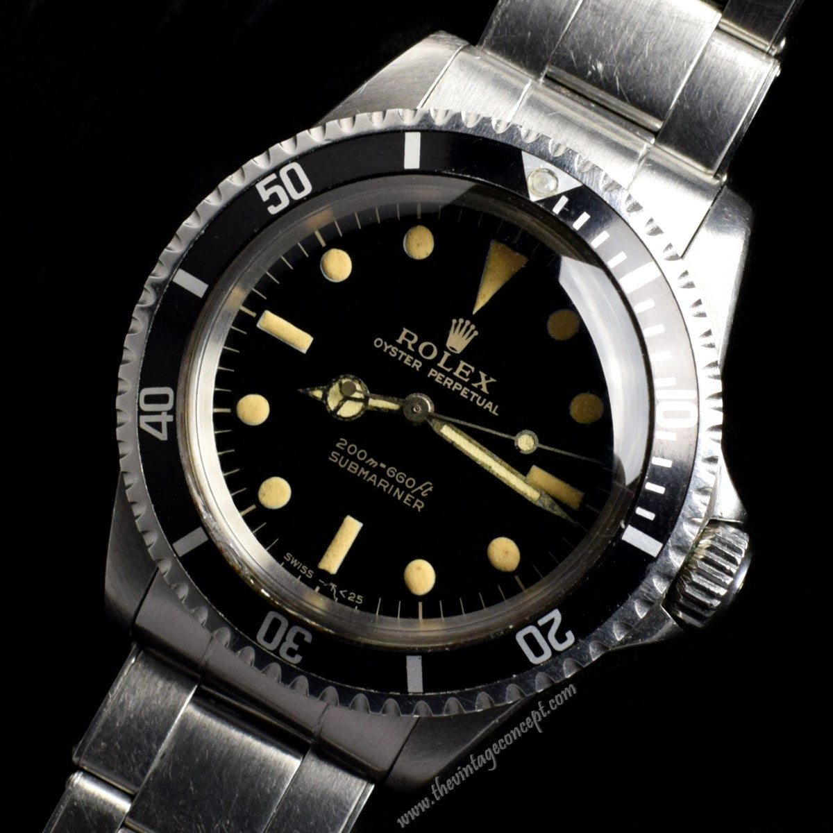 Rolex Submariner Gilt Dial 5513 w/ Original Paper & Box (SOLD)