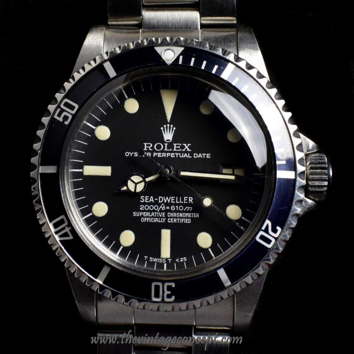 Rolex Sea-Dweller Great White Rail Dial 1665 (SOLD)