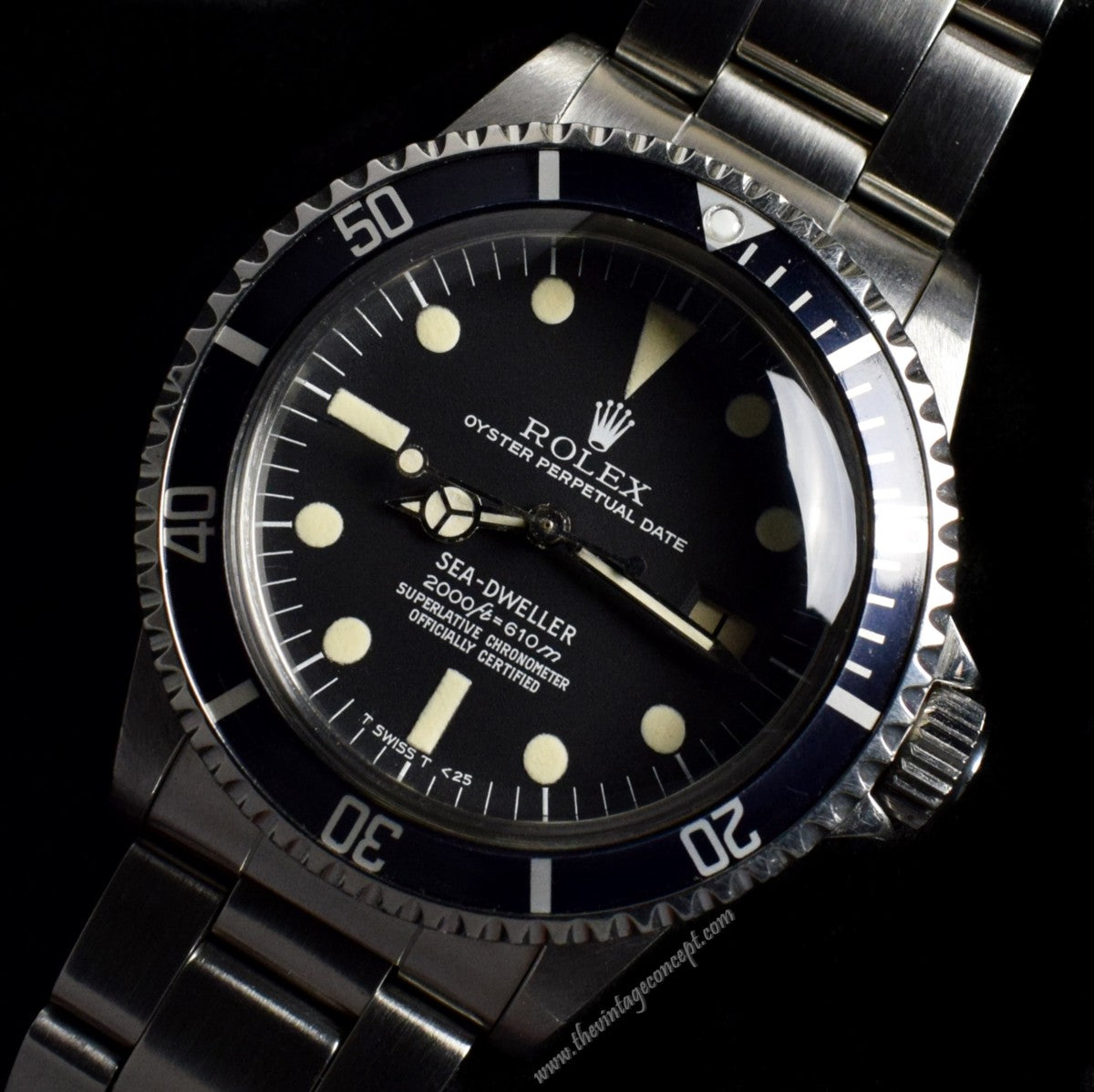 Rolex Sea-Dweller Great White Rail Dial 1665 (SOLD)