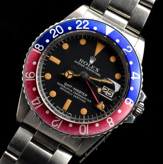 Rolex GMT-Master Matte Dial Pumpkin 1675 (SOLD)