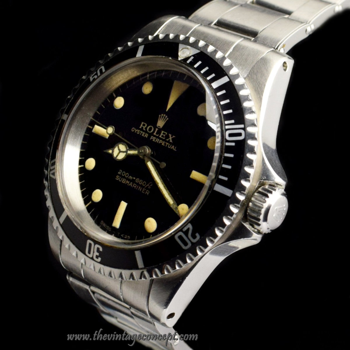 Rolex Submariner Gilt Dial 5513 w/ Original Paper & Box (SOLD)