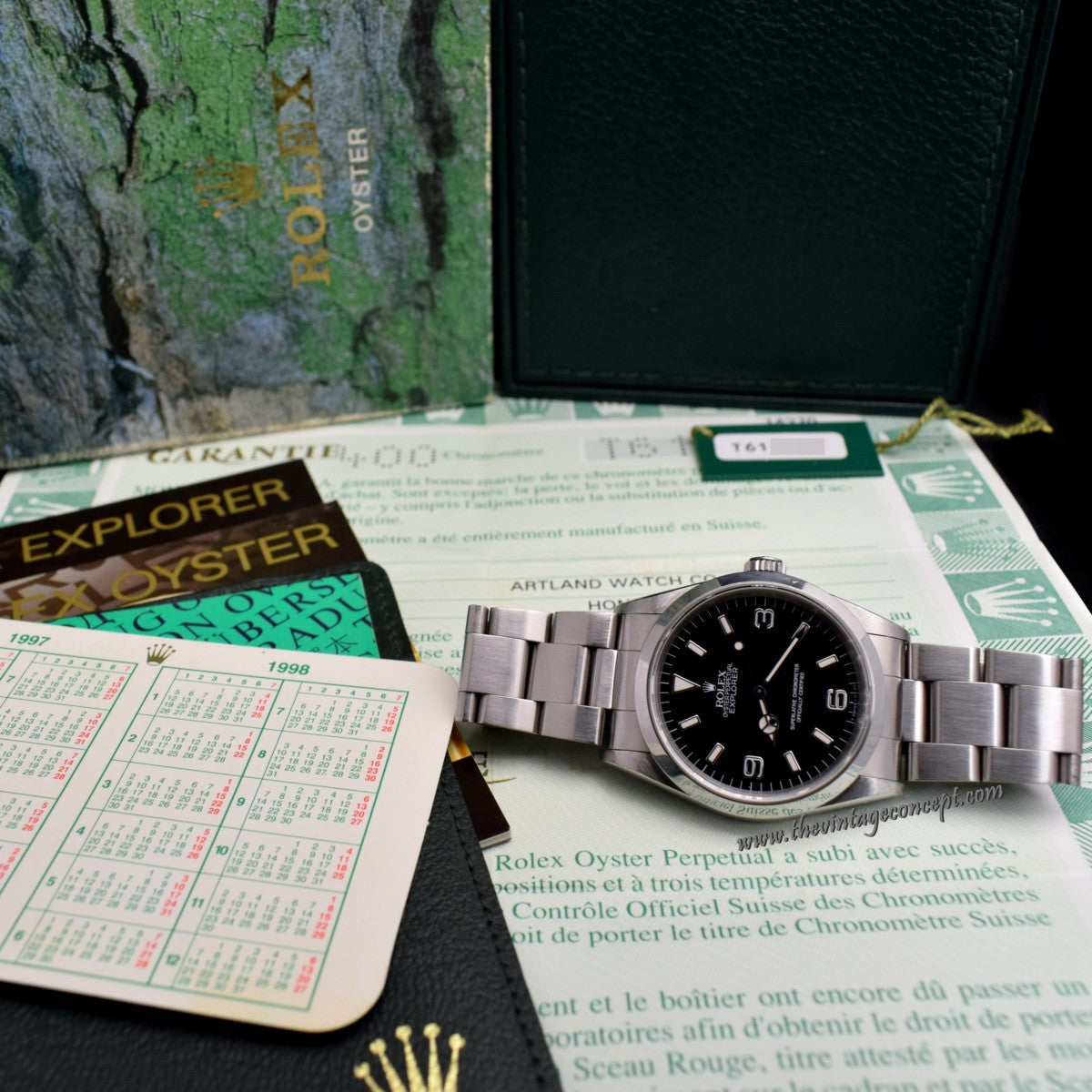 Rolex Explorer Unpolished Case 14270 (Full Set) (SOLD)