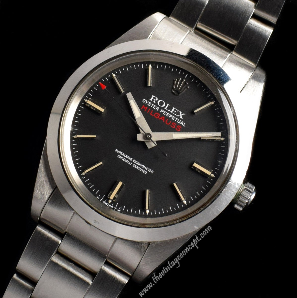 Rolex Milgauss Black Dial 1019 (Box Set) (SOLD)