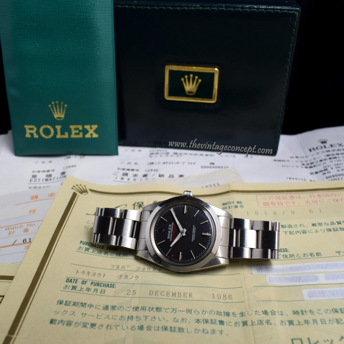 Rolex Milgauss Black Dial 1019 (Box Set) (SOLD)