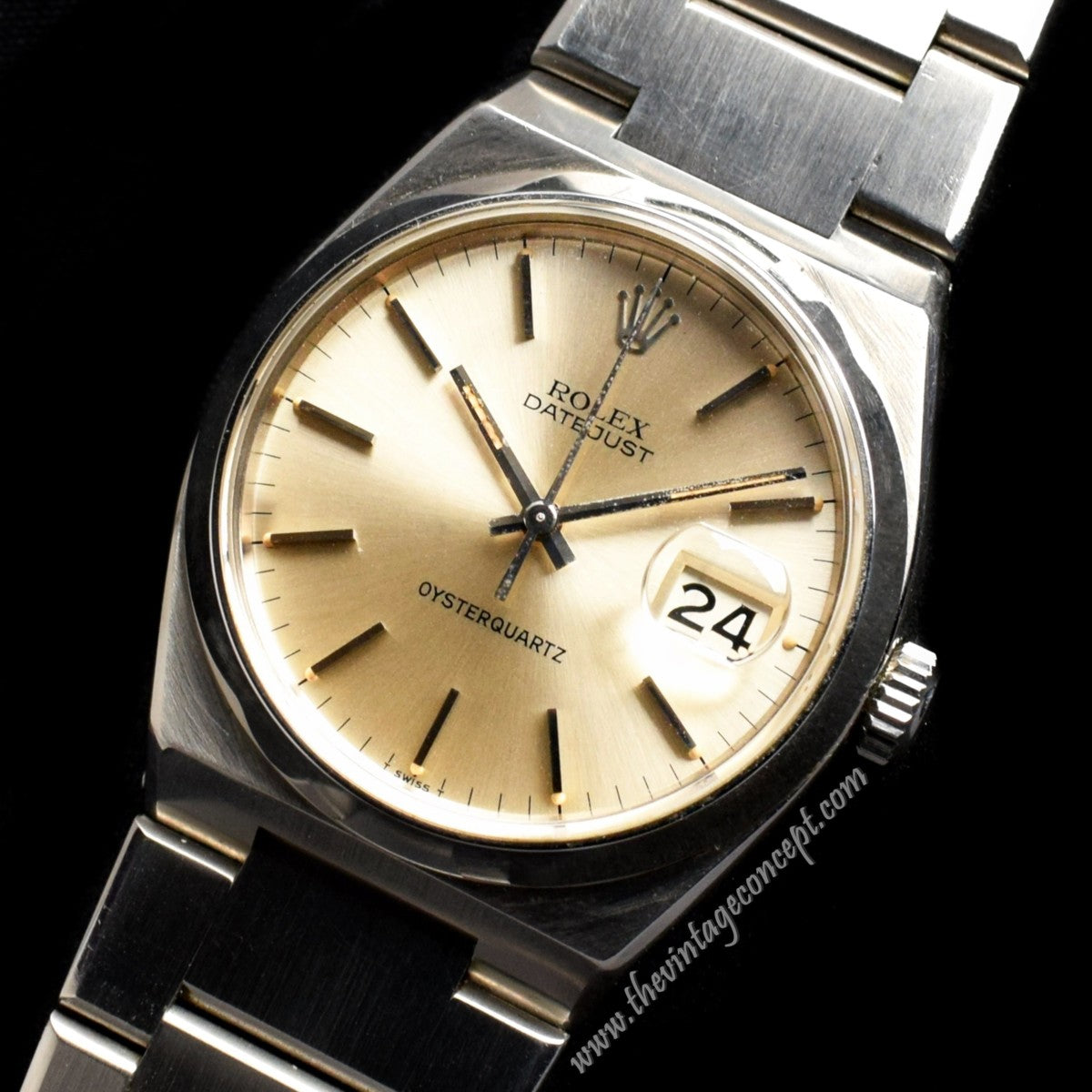 Rolex Datejust Oysterquartz Silver Dial 17000   (SOLD)