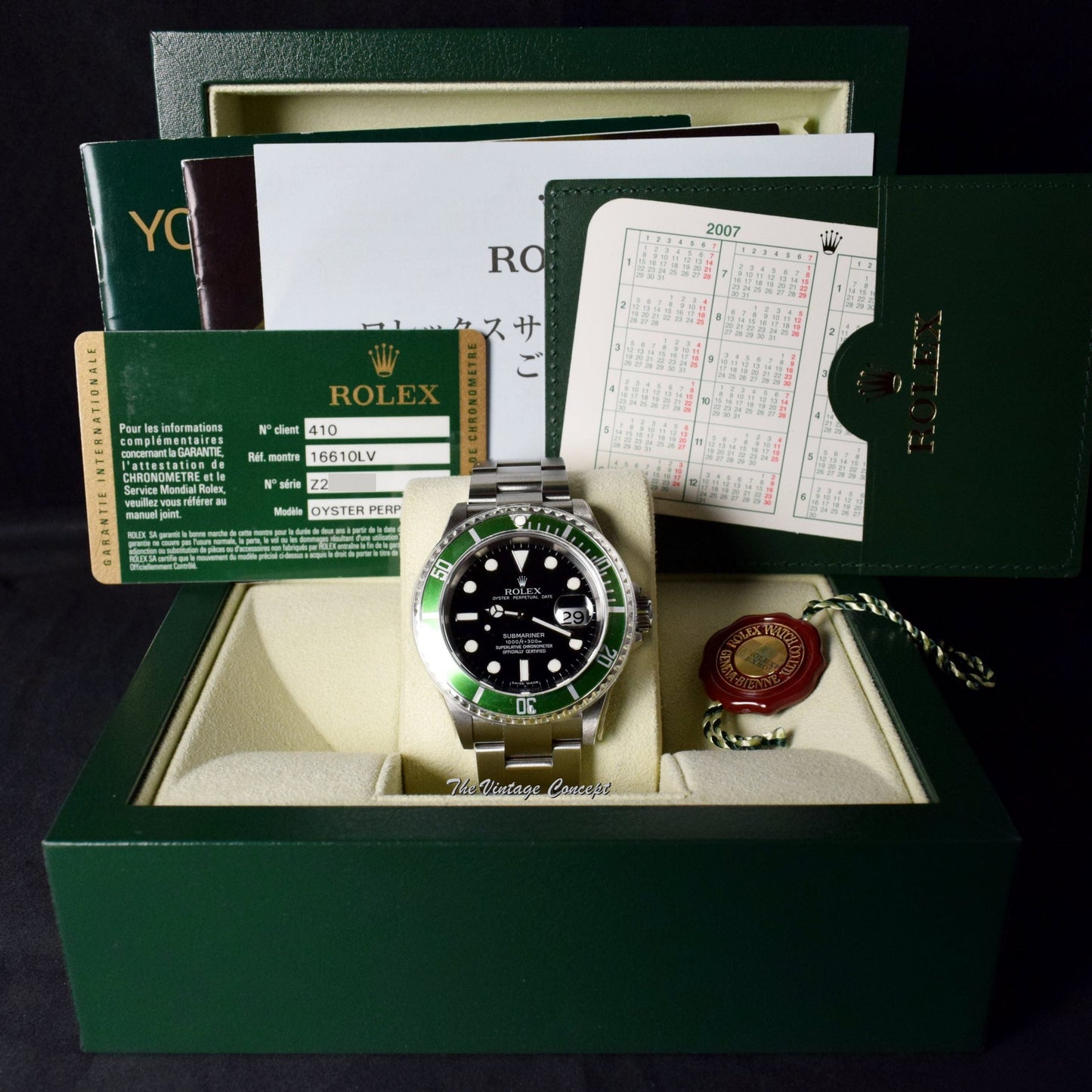 New Old Stock Unworn Rolex Submariner 50th Anniversary 16610LV (Full Set) (SOLD)