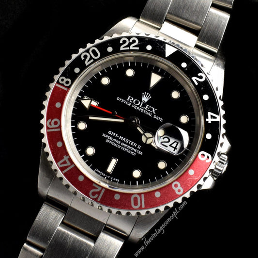 Rolex GMT-Master II Coke 16710 w/ Original Paper (SOLD)