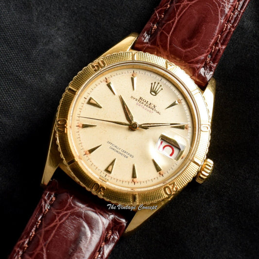 Rolex 18K YG Big Bubbleback Red “Datejust” 6309 (SOLD)