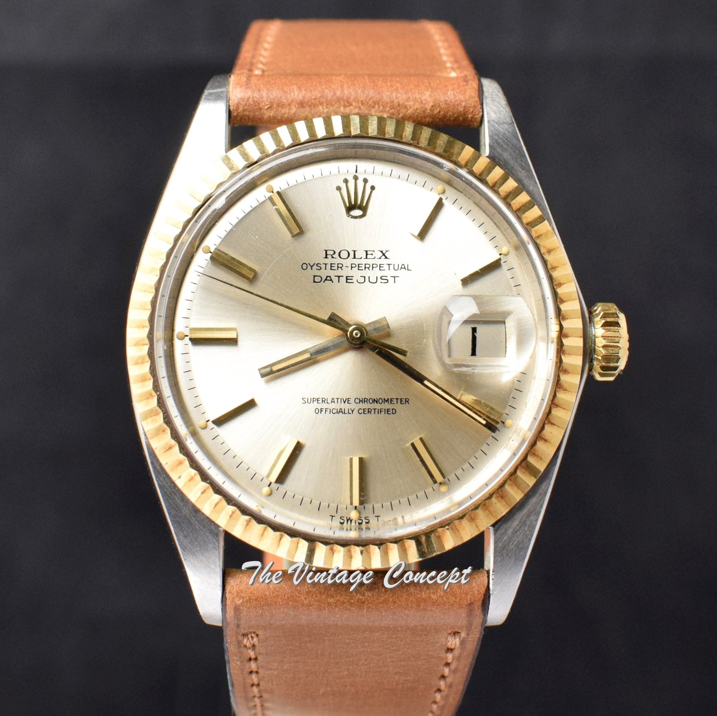 Rolex Datejust Two-Tone Silver Dial 1601  (SOLD)