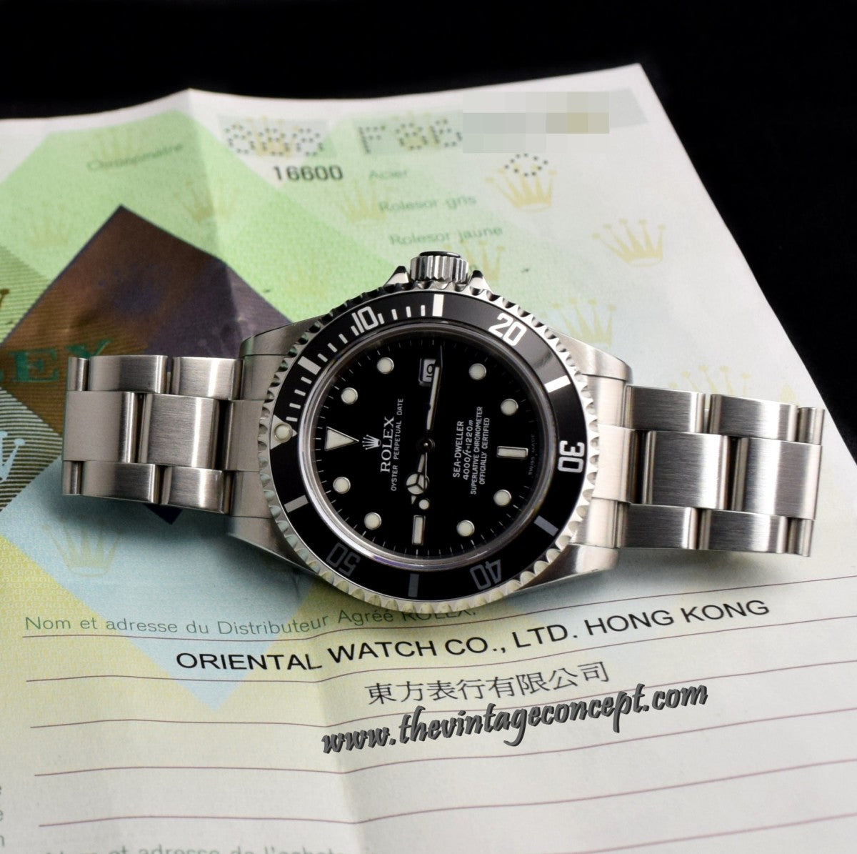 Rolex Sea-Dweller 16600 w/ Original Punched Paper 888   ( SOLD )