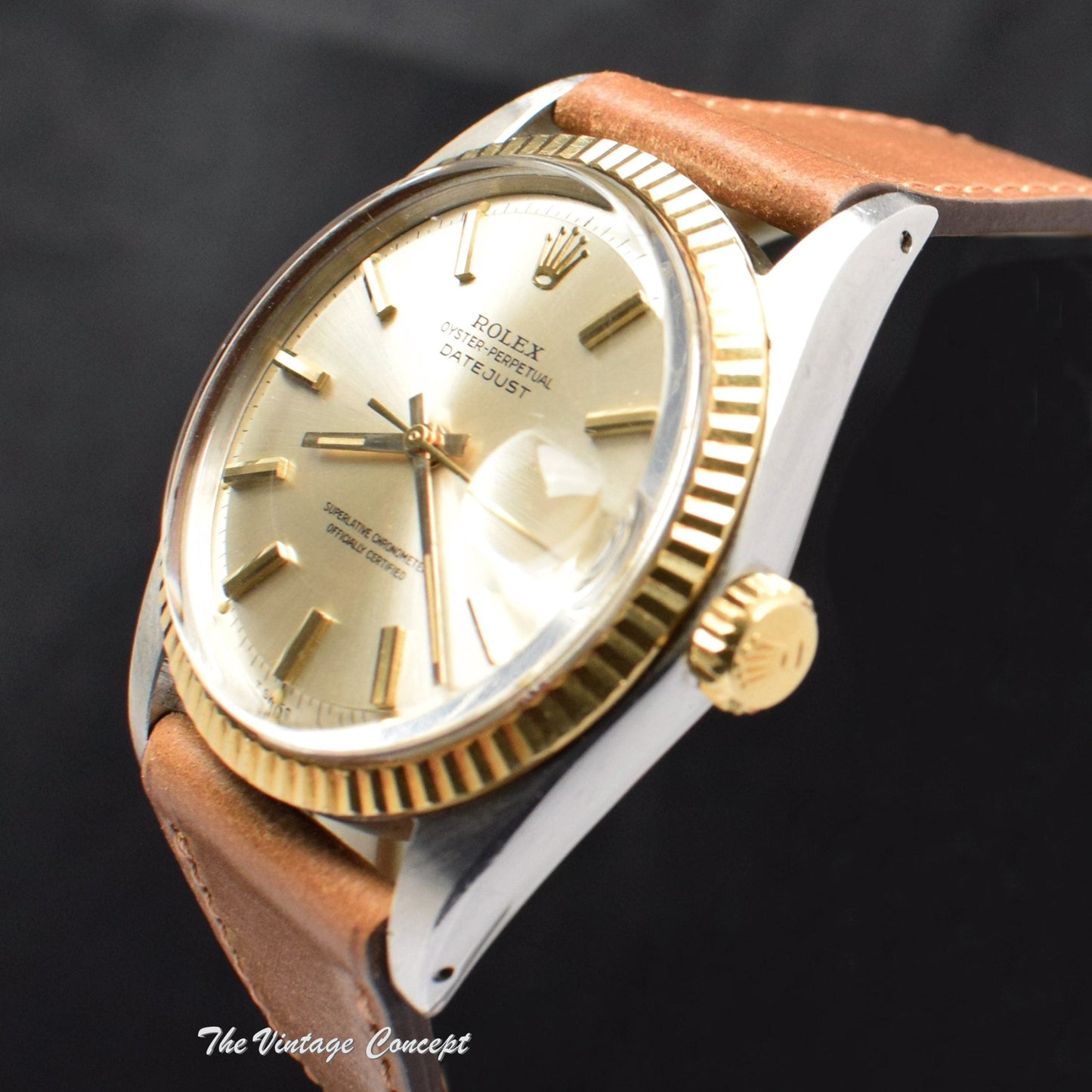 Rolex Datejust Two-Tone Silver Dial 1601  (SOLD)