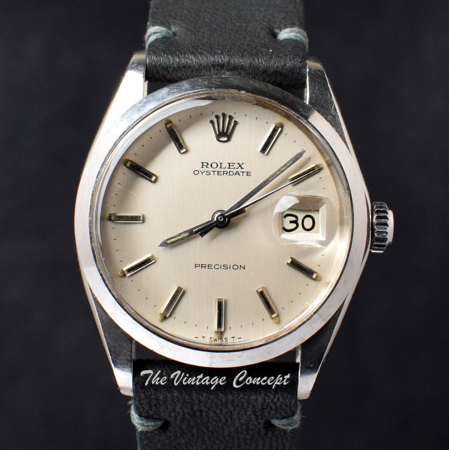 Rolex Oysterdate Silver Dial 6694 (SOLD)