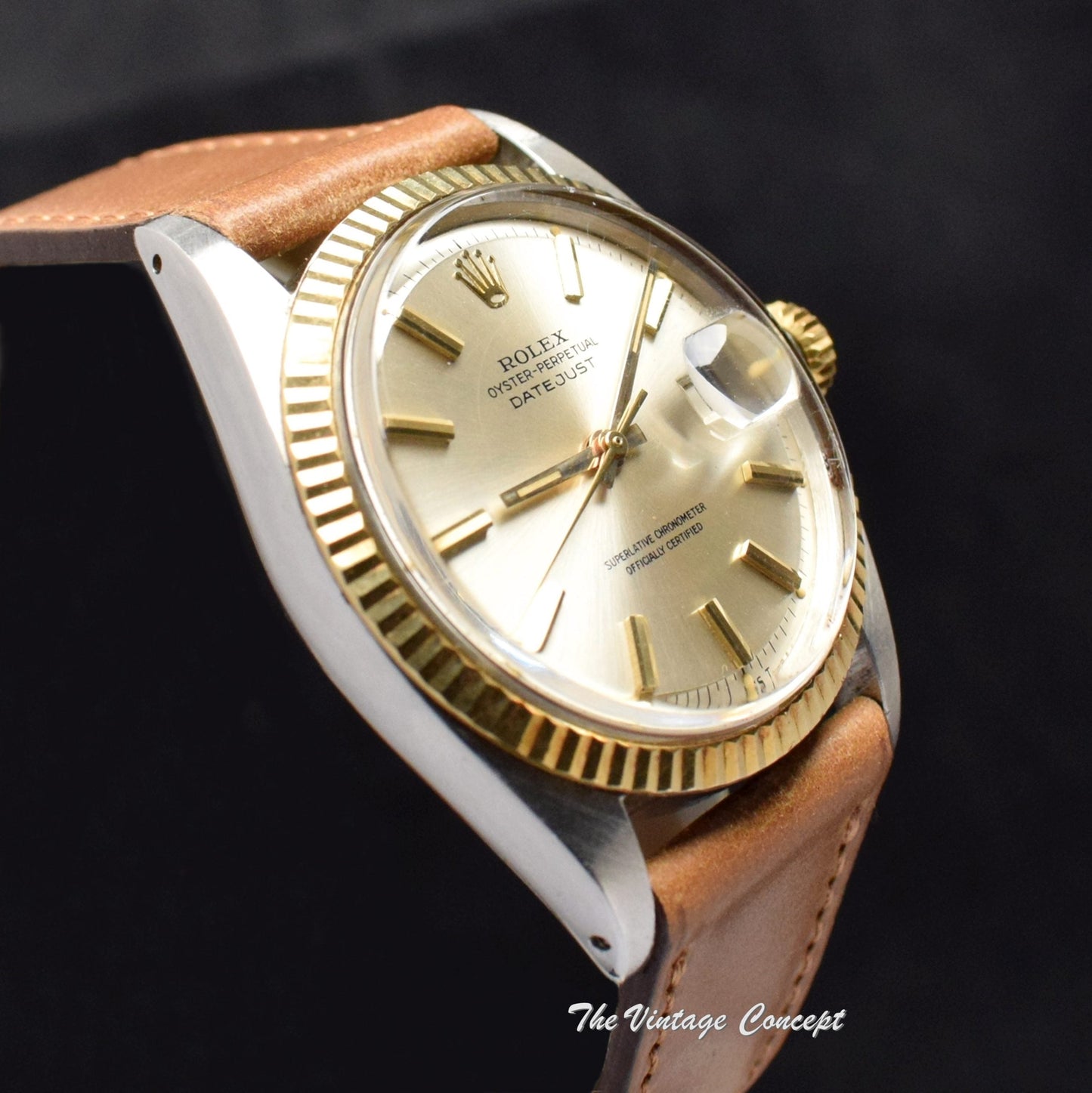 Rolex Datejust Two-Tone Silver Dial 1601  (SOLD)