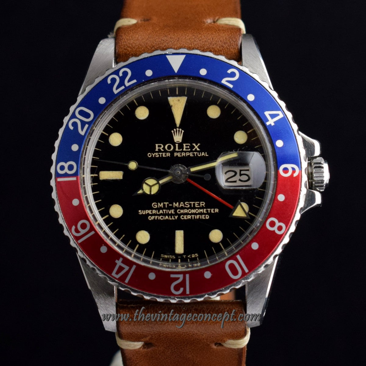 Rolex GMT Master Gilt Dial 1675 (SOLD)