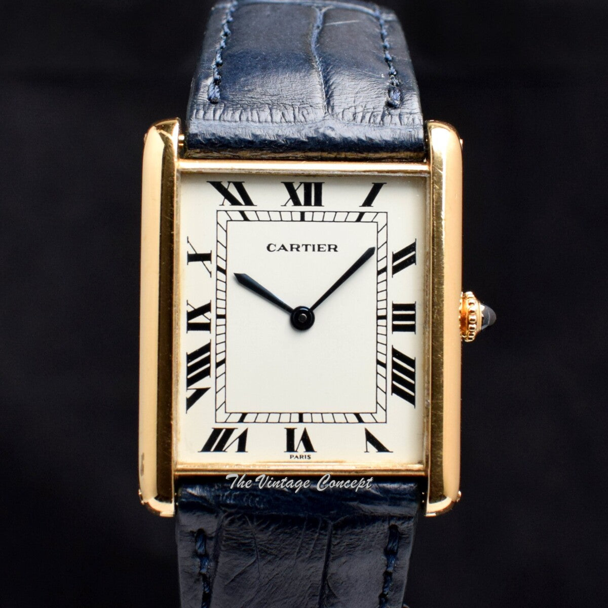 Vintage Cartier 18K YG Jumbo Tank Paris Dial (SOLD)