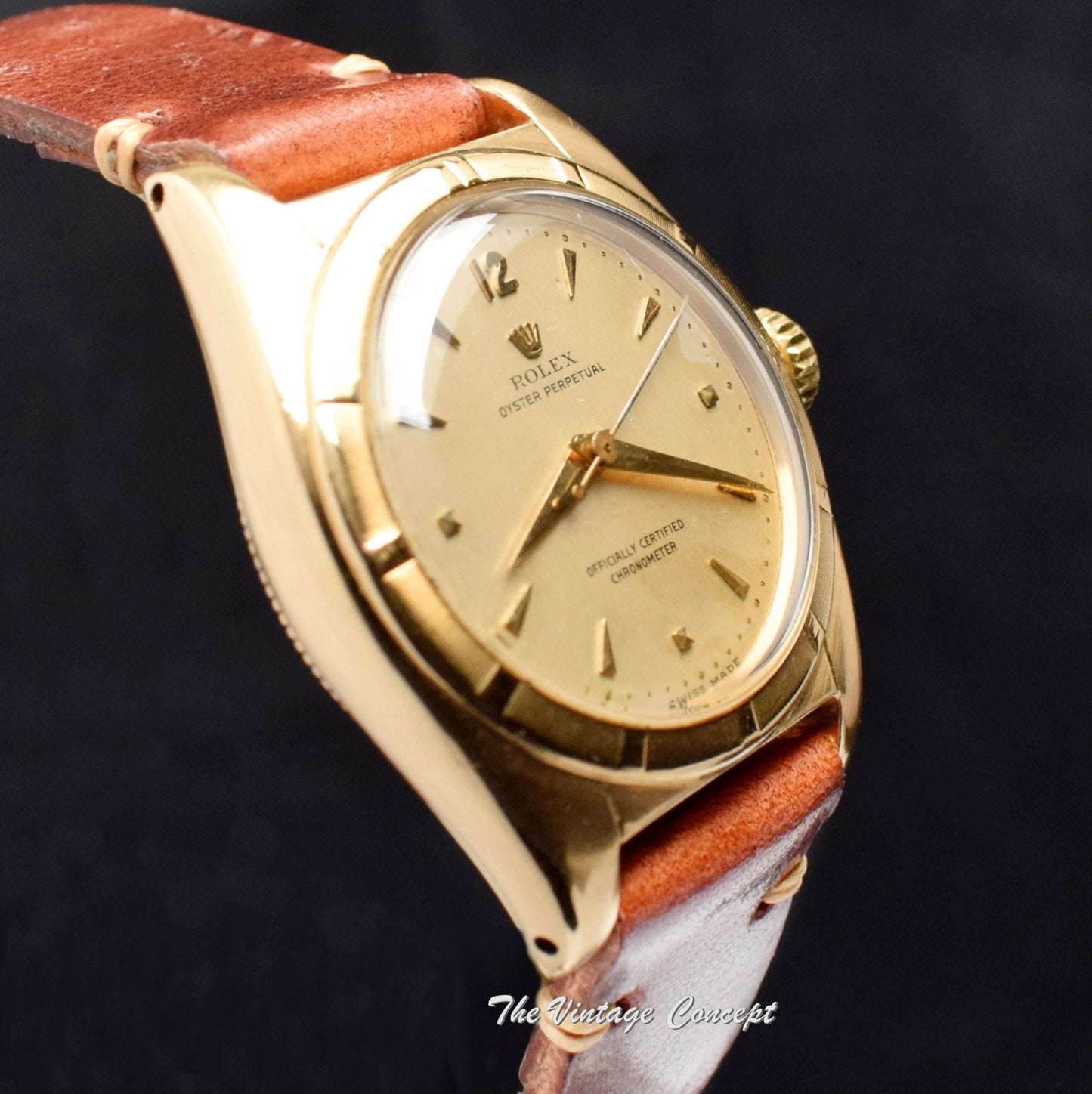 Rolex 18K Yellow Gold Bubbleback 6011 (SOLD)