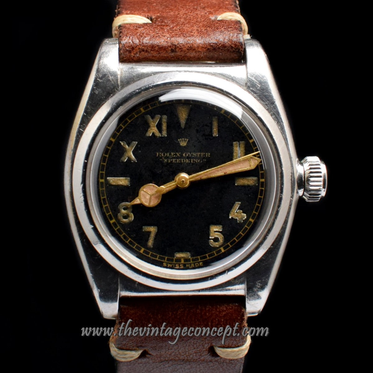 Vintage Rolex Speedking California Gilt Dial Manual Wind Watch (SOLD)