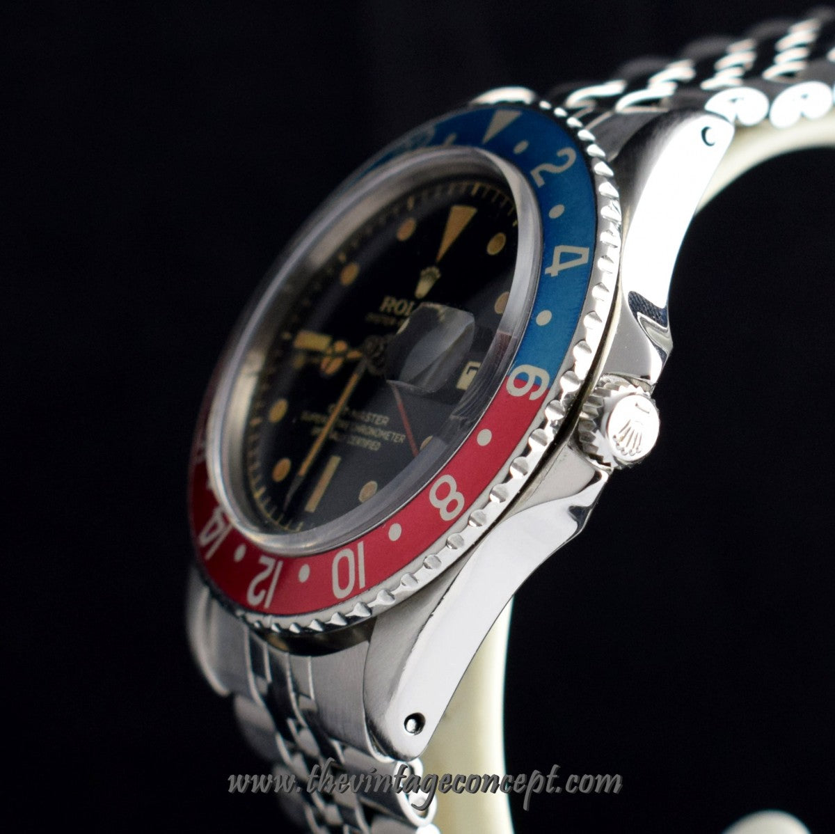 Rolex GMT Master Gilt Dial Chapter Ring 1675 w/ 2 Chronometer Papers ( SOLD )