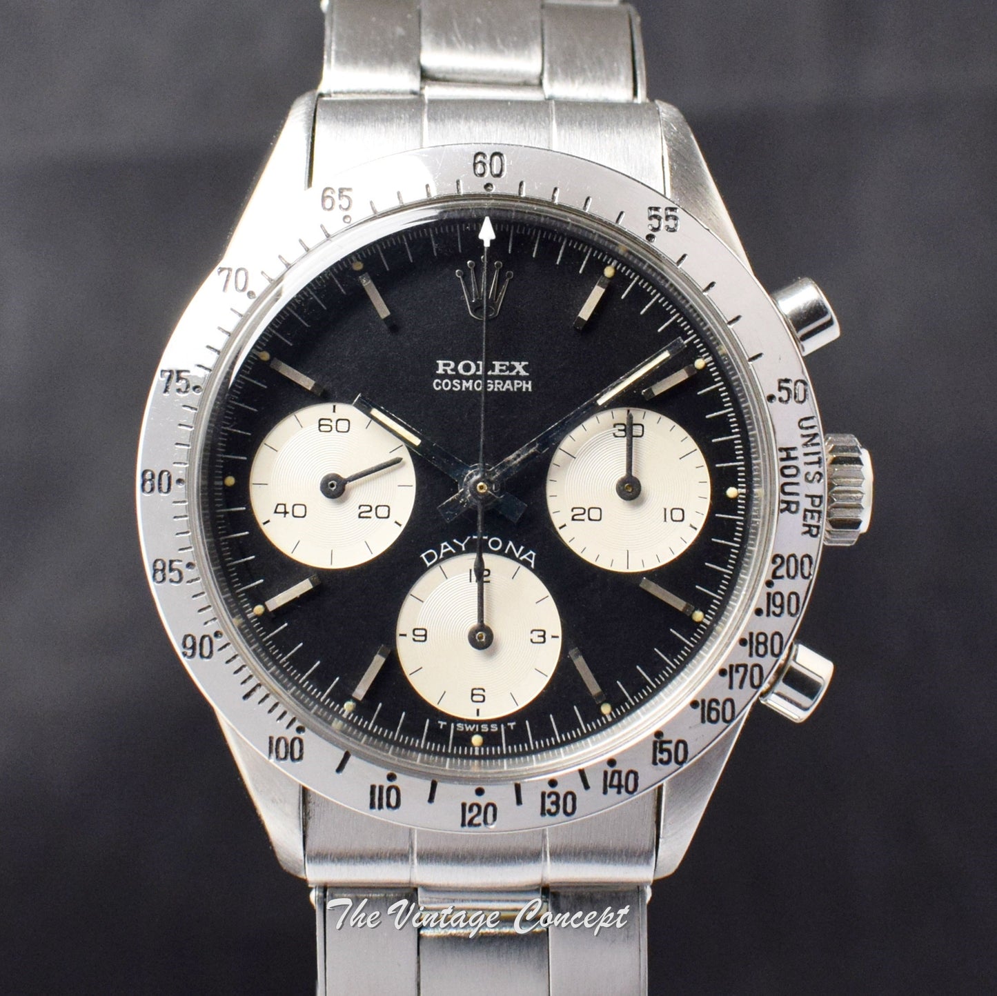 Rolex Daytona Black Dial “Blue Daytona” 6239  (SOLD)