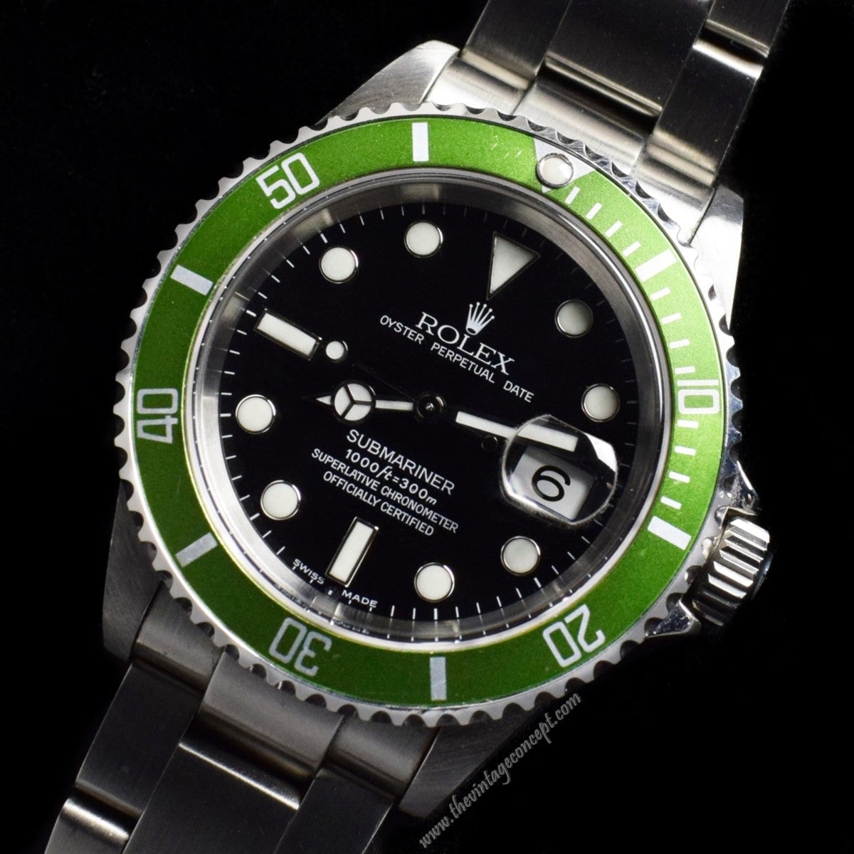 Rolex Submariner 50th Anniversary "Flat 4" 16610LV (Complete Full Set) (SOLD)