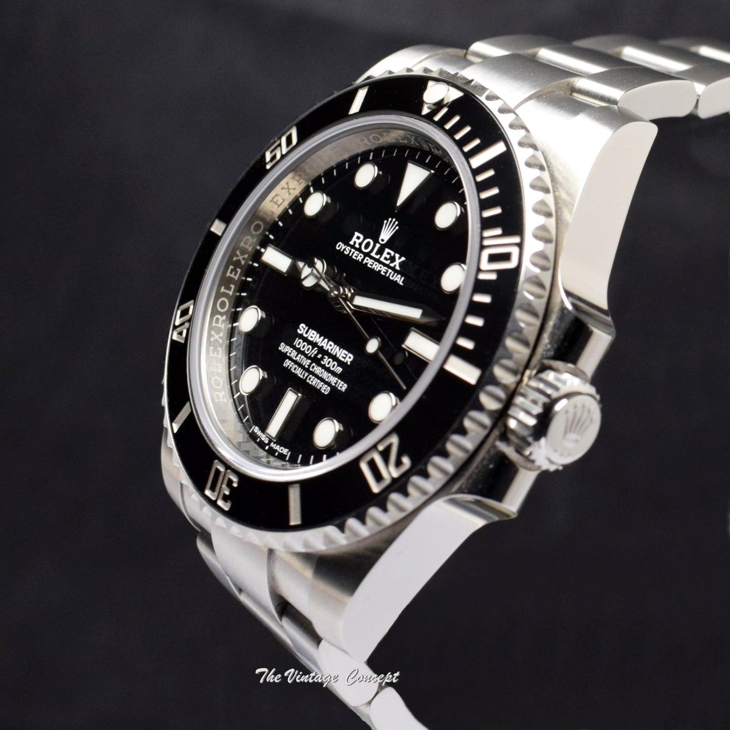 Rolex Submariner No Date 114060 w/ Rolex Guarantee Card  (SOLD)