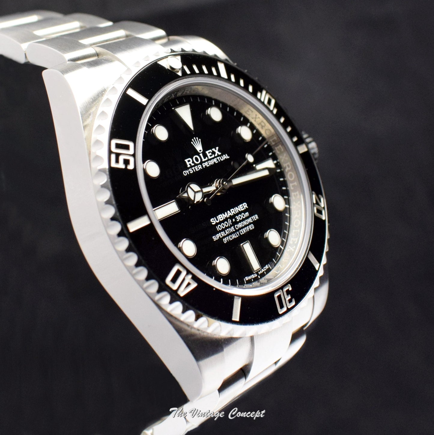 Rolex Submariner No Date 114060 w/ Rolex Guarantee Card  (SOLD)