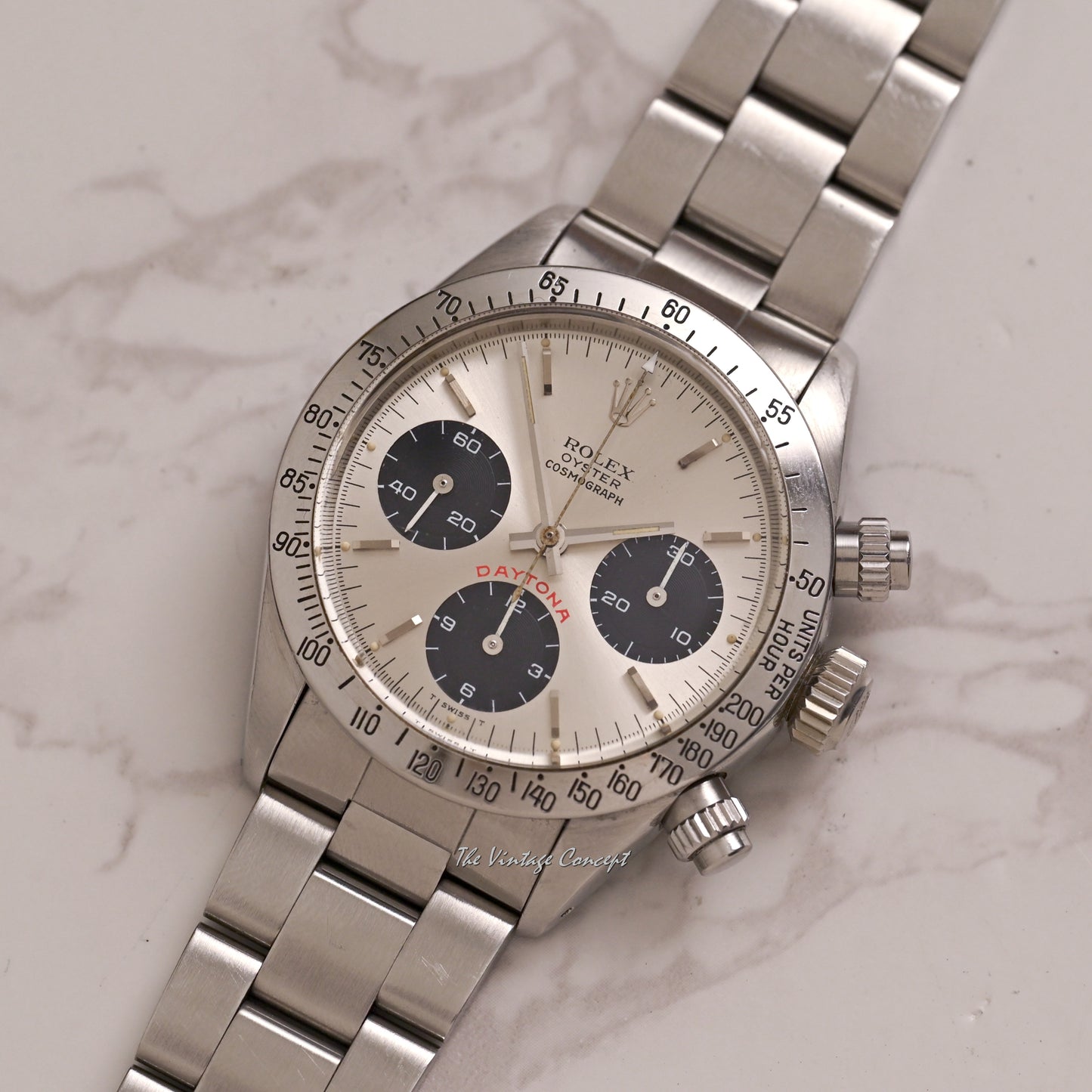Rolex Steel Daytona Big Red Silver Dial Ref. 6265
