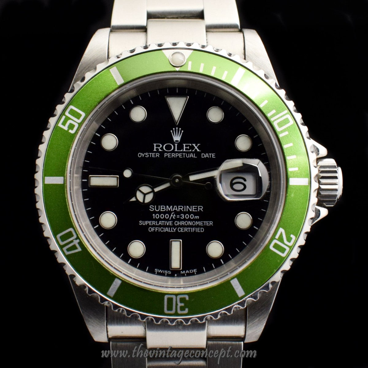 Rolex Submariner 50th Anniversary "Flat 4" 16610LV (Complete Full Set) (SOLD)