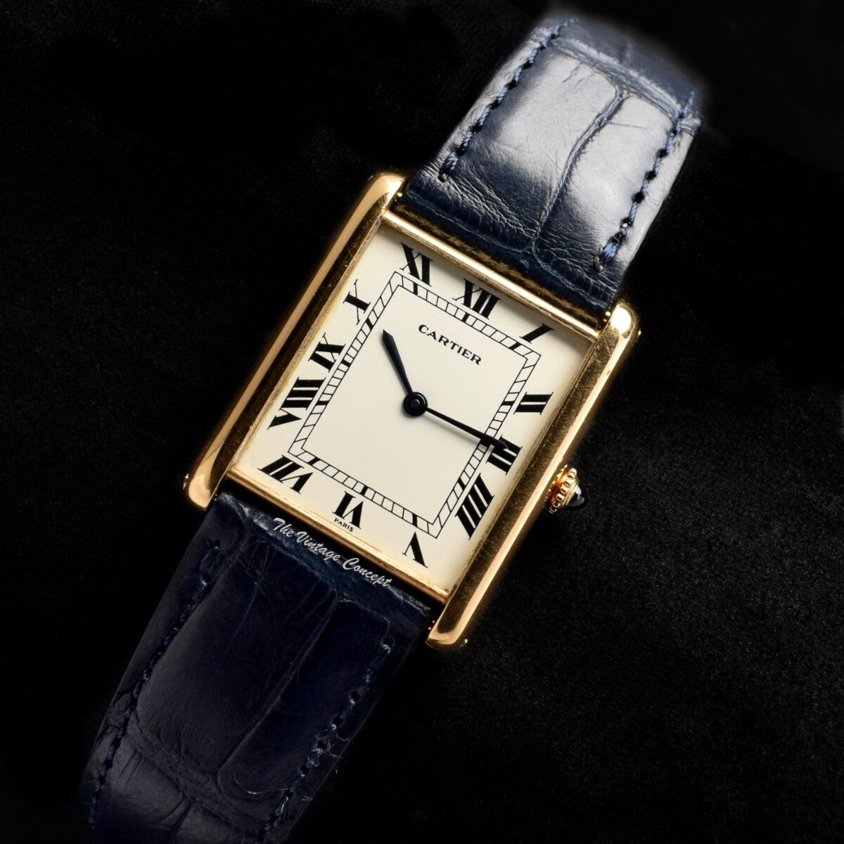 Vintage Cartier 18K YG Jumbo Tank Paris Dial (SOLD)