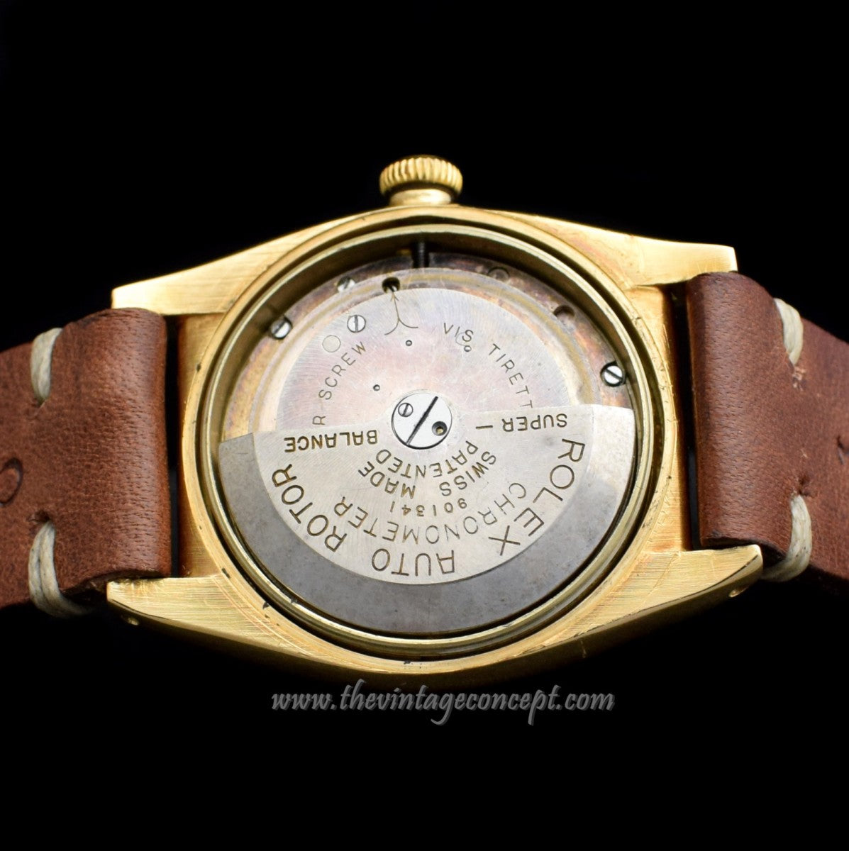 Rolex Bubbleback 18K YG 3,6,9 Sub Second Dial 3458 (SOLD)