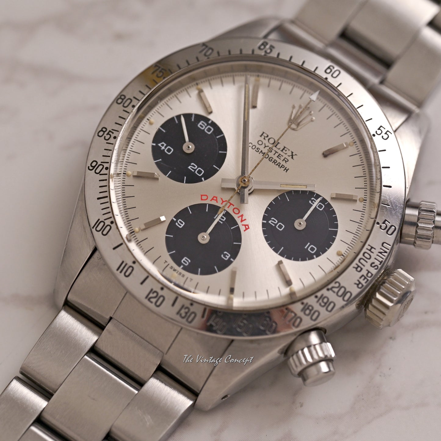 Rolex Steel Daytona Big Red Silver Dial Ref. 6265