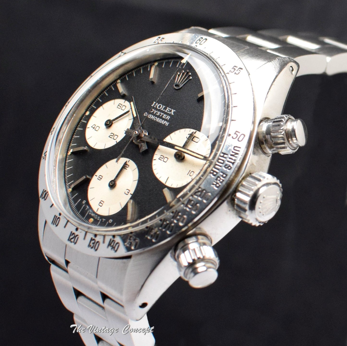 Rolex Daytona Black Sigma Dial 6265 w/ Original Paper (SOLD)