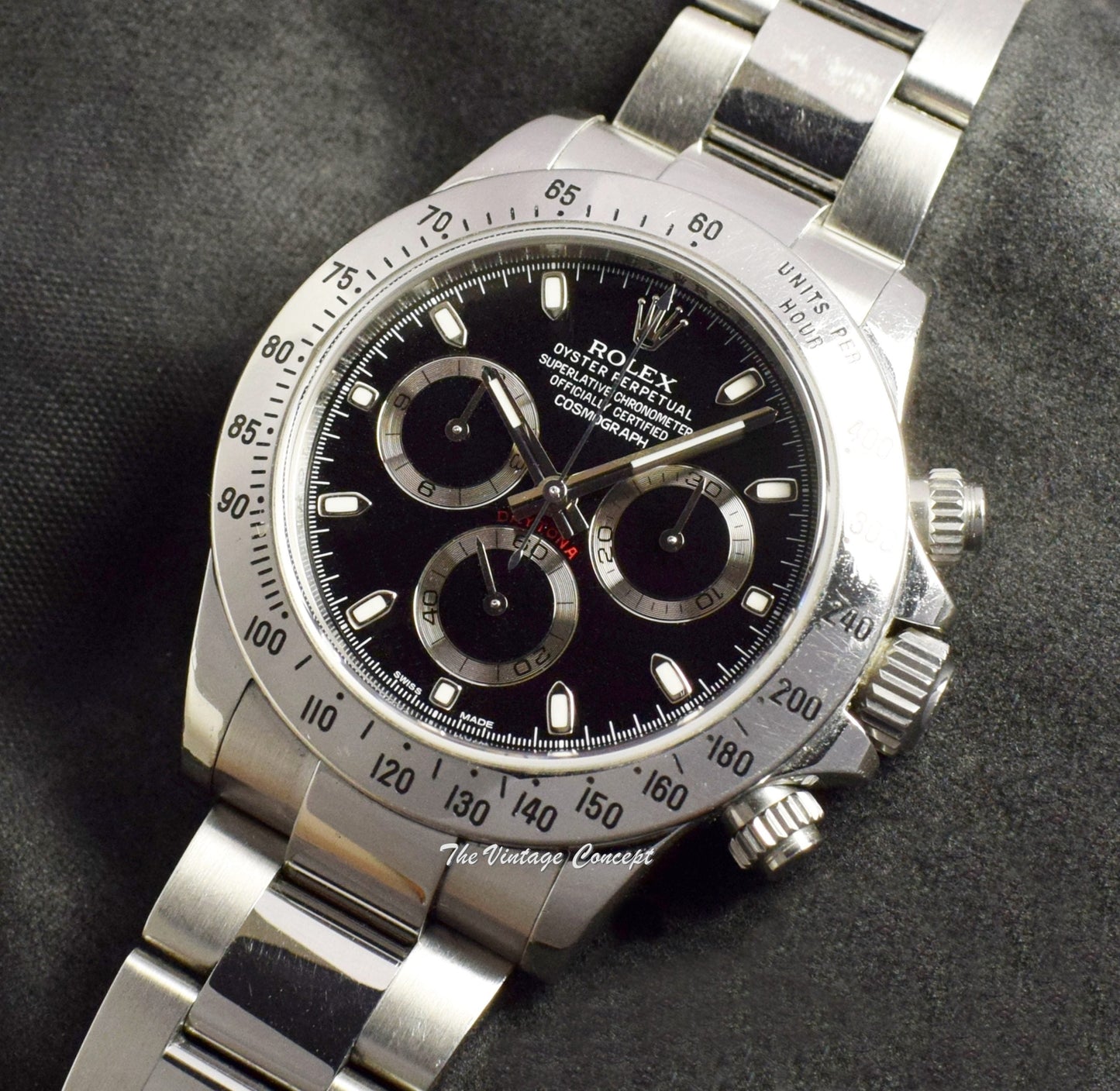 Rolex Daytona Black "APH" Dial 116520 (Box Set) (SOLD)