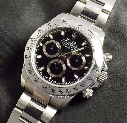 Rolex Daytona Black "APH" Dial 116520 (Box Set) (SOLD)