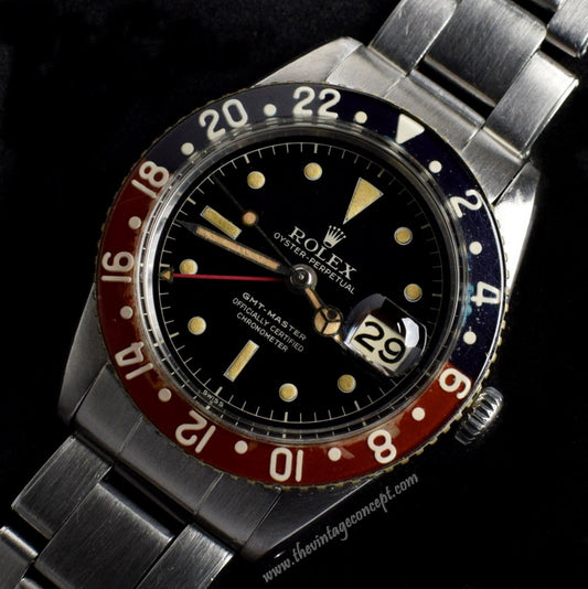 Rolex GMT Master Gilt Dial No Guard 6542 (Complete Full Set)   ( SOLD )