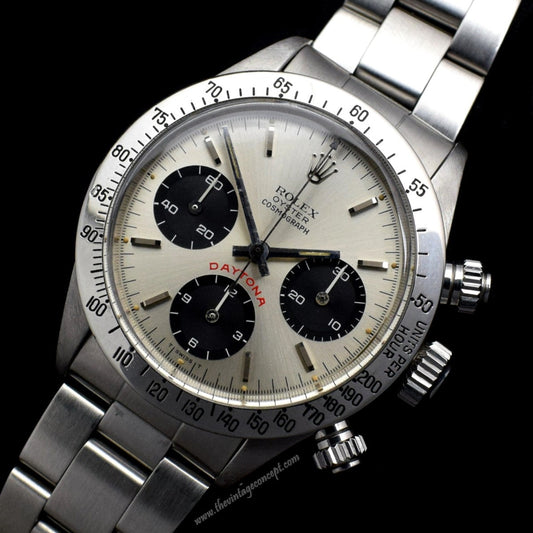 Rolex Daytona Silver Dial Big Red 6265 (SOLD)