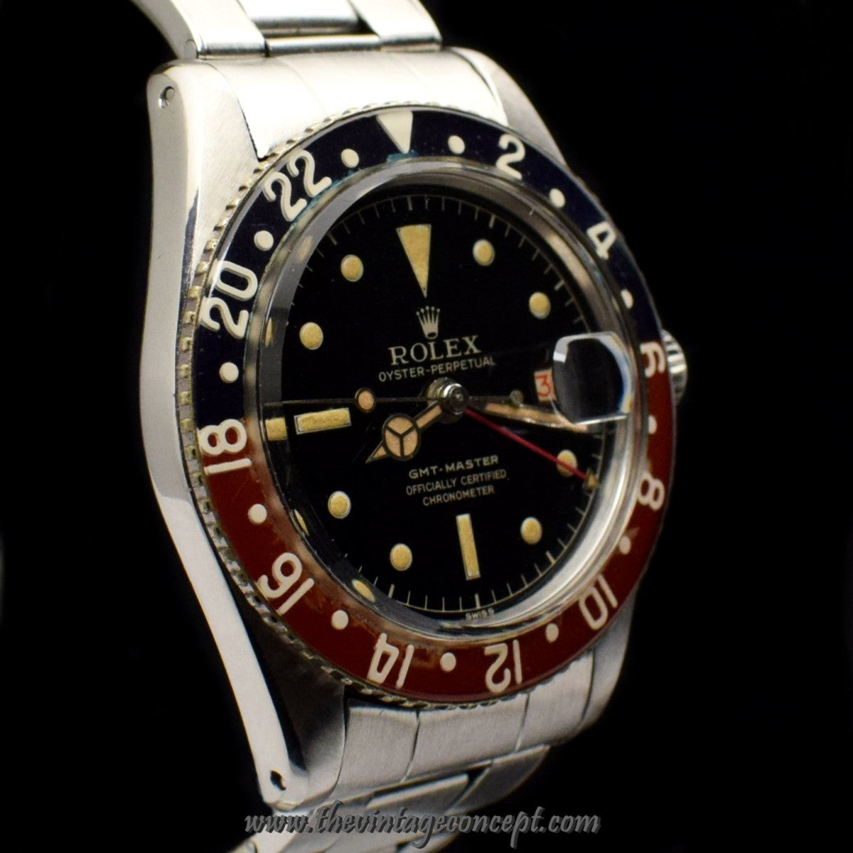 Rolex GMT Master Gilt Dial No Guard 6542 (Complete Full Set)   ( SOLD )